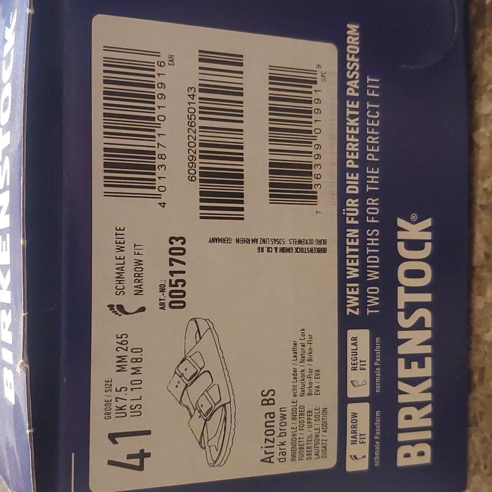 Birkenstock sandals
